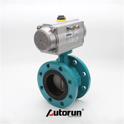 Pneumatický ovládaný diskový ventil